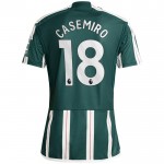 Günstige Fußballtrikots Manchester United Casemiro 18 Auswärtstrikot 2023-24 Kurzarm